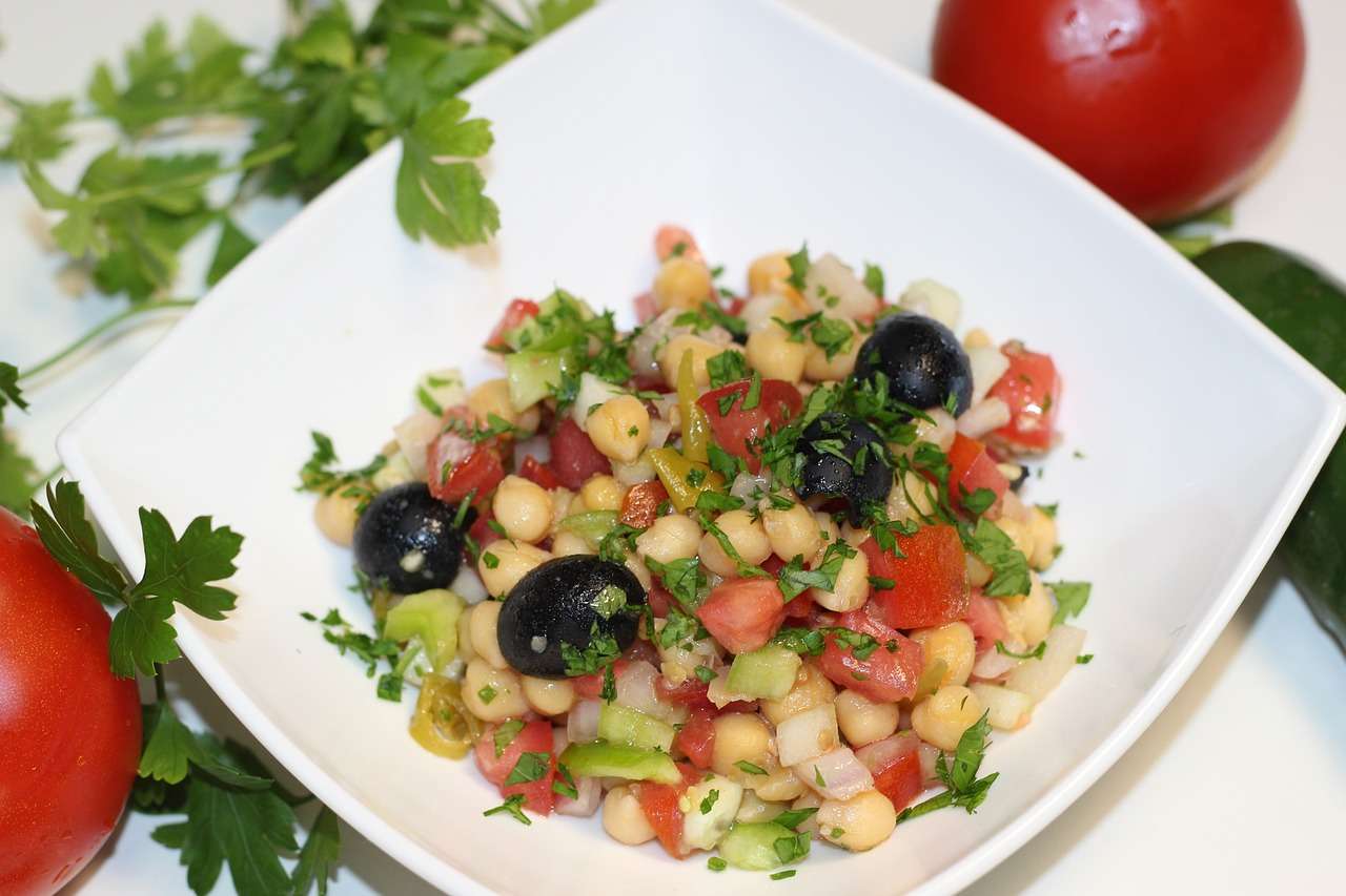 ensalada de garbanzos